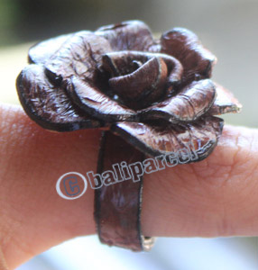 Ring Made From Snake Skin