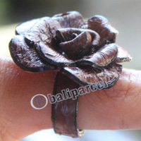 Ring Made From Snake Skin