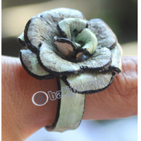 Ring Made From Snake Skin