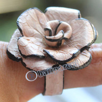 Ring Made From Snake Skin