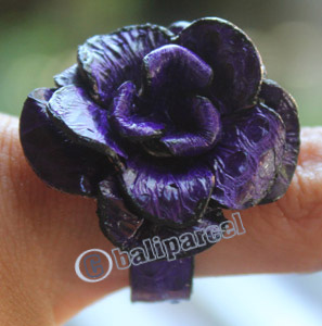 Ring Made From Snake Skin