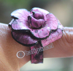 Ring Made From Snake Skin