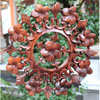 Wooden Wallhanging, Handcarved From Mahagony Wood