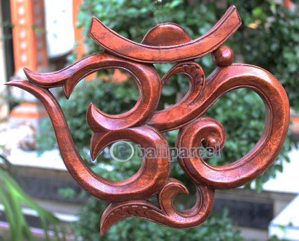 Wooden Wallhanging, Handcarved From Mahagony Wood