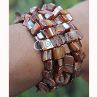 Bracelet, Made From Shell With Metal