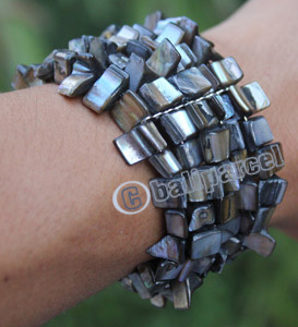 Bracelet, Made From Shell With Metal