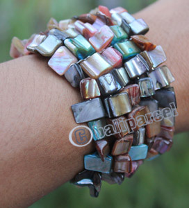 Bracelet, Made From Shell With Metal