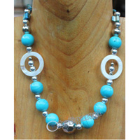 Necklace, Made From Shell And Beads