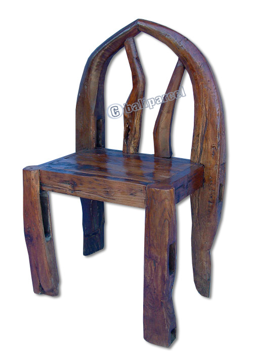 Wooden Chair, Made From Old Teak