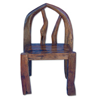 Wooden Chair, Made From Old Teak