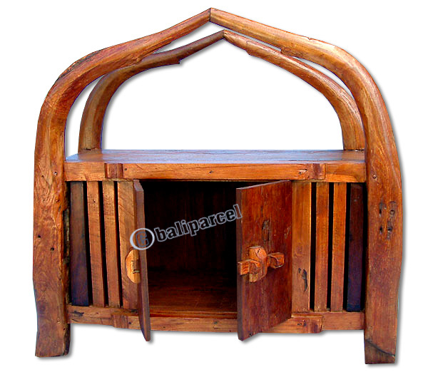 Wooden Cabinet, Made From Old Teak