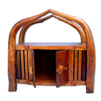Wooden Cabinet, Made From Old Teak
