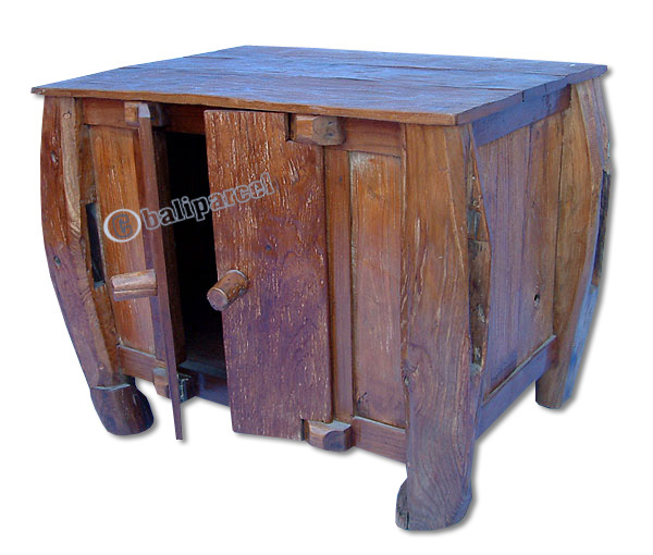 Wooden Cabinet, Made From Old Teak