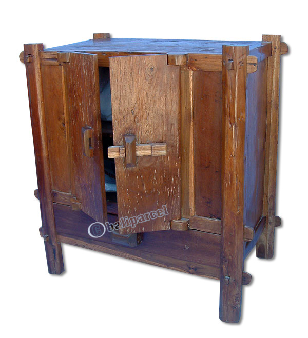 Wooden Cabinet, Made From Old Teak