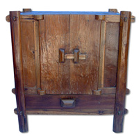 Wooden Cabinet, Made From Old Teak