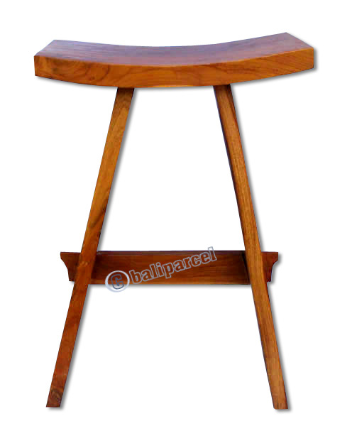 Wooden Stool, Made From Old Teak