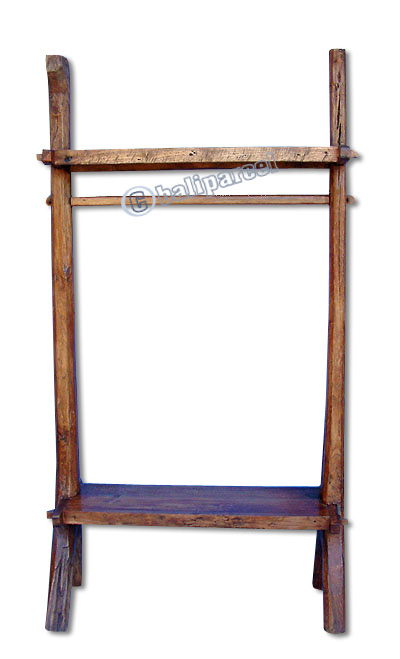 Wooden Clothes Hanger, Made From Old Teak