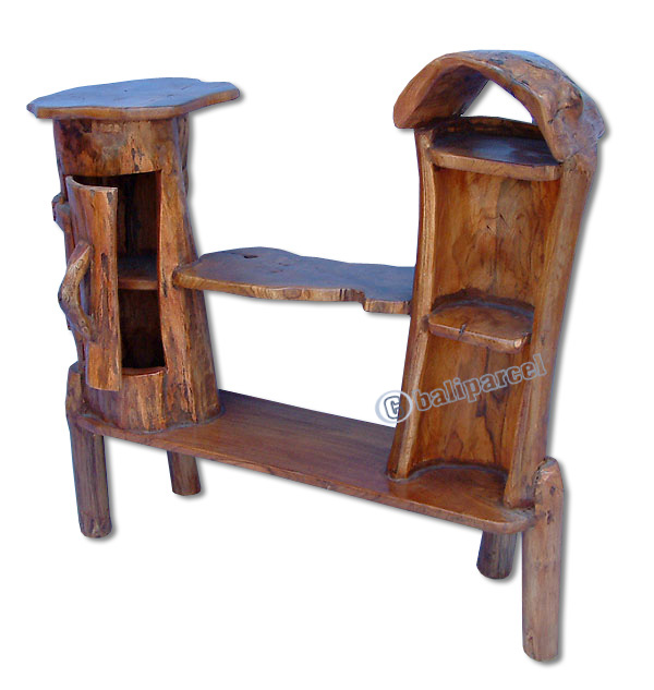 Wooden Cabinet 2 Door, Made From Old Teak