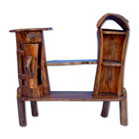 Wooden Cabinet 2 Door, Made From Old Teak
