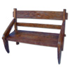 Wooden Bench, Made From Old Teak