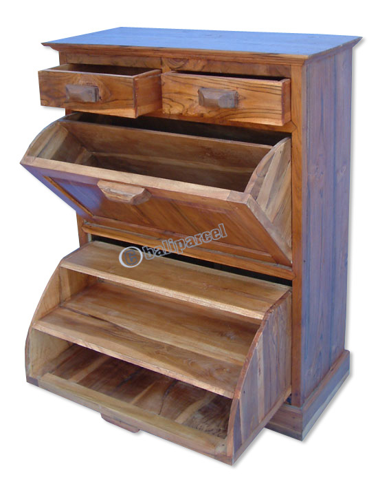 Wooden Cabinet, Made From Old Teak