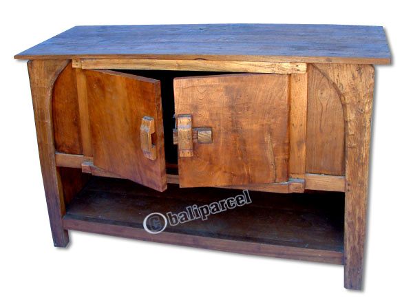 Wooden Cabinet, Made From Old Teak