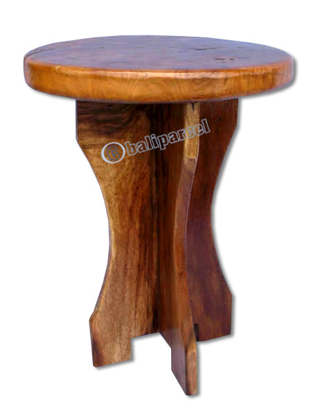 Wooden Stool, Made From Old Teak