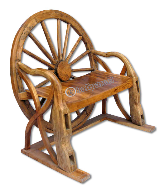 Wooden Chair, Made From Old Teak