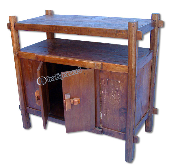Wooden Cabinet, Made From Old Teak