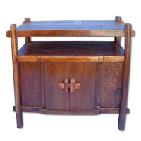 Wooden Cabinet, Made From Old Teak