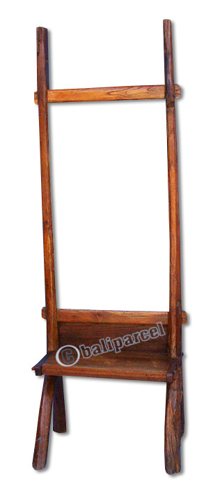 Standing Mirror, Made From Old Teak