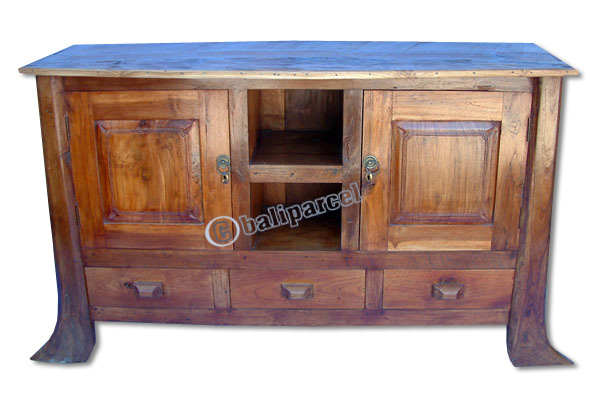 Wooden Cabinet, Made From Old Teak