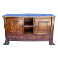Wooden Cabinet, Made From Old Teak