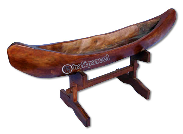 Wooden Console, Made From Old Teak