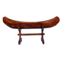 Wooden Console, Made From Old Teak