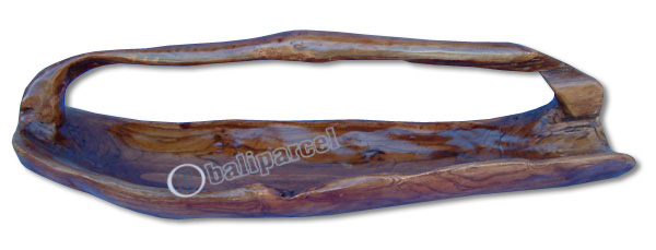 Wooden Dish, Made From Old Teak