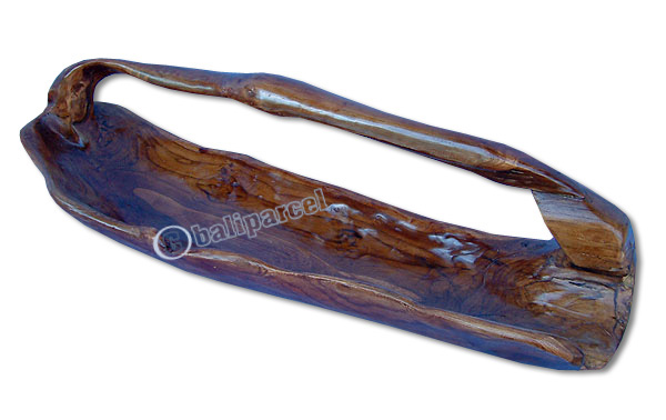 Wooden Dish, Made From Old Teak