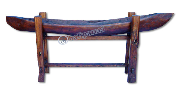 Wooden Console, Made From Old Teak