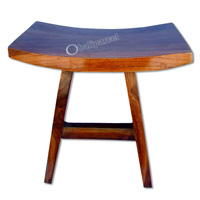 Wooden Stool, Made From Old Teak