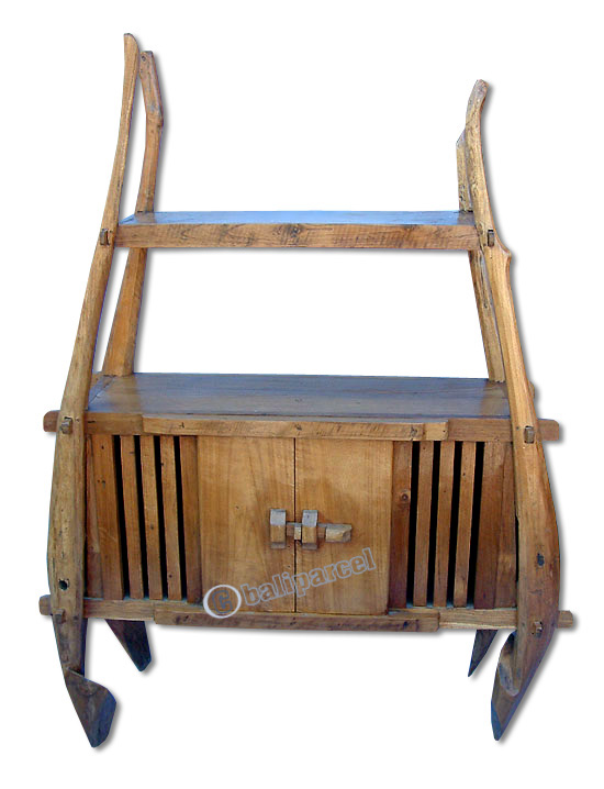 Wooden Cabinet, Made From Old Teak