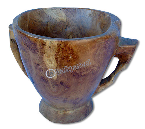 Wooden Pot, Made From Old Teak