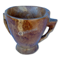 Wooden Pot, Made From Old Teak