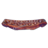 Candle Holder, Made From Old Teak