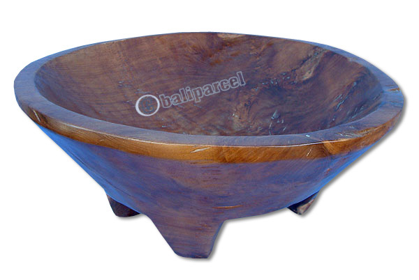 Wooden Bowl, Made From Old Teak