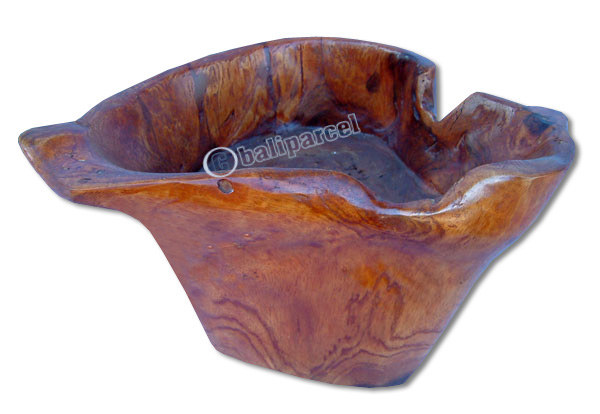 Wooden Pot, Made From Old Teak