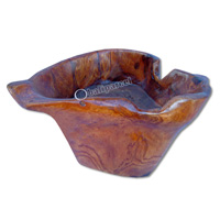 Wooden Pot, Made From Old Teak
