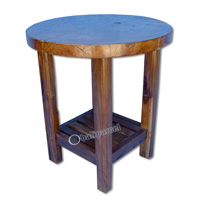 Wooden Stool, Made From Old Teak