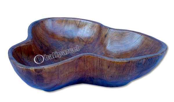 Wooden Dish, Made From Old Teak