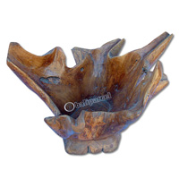 Wooden Pot, Made From Old Teak