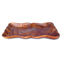 Wooden Dish, Made From Old Teak
